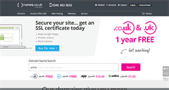 Desktop Screenshot of names.co.uk