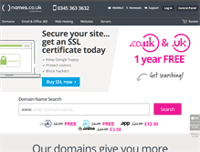 Tablet Screenshot of names.co.uk